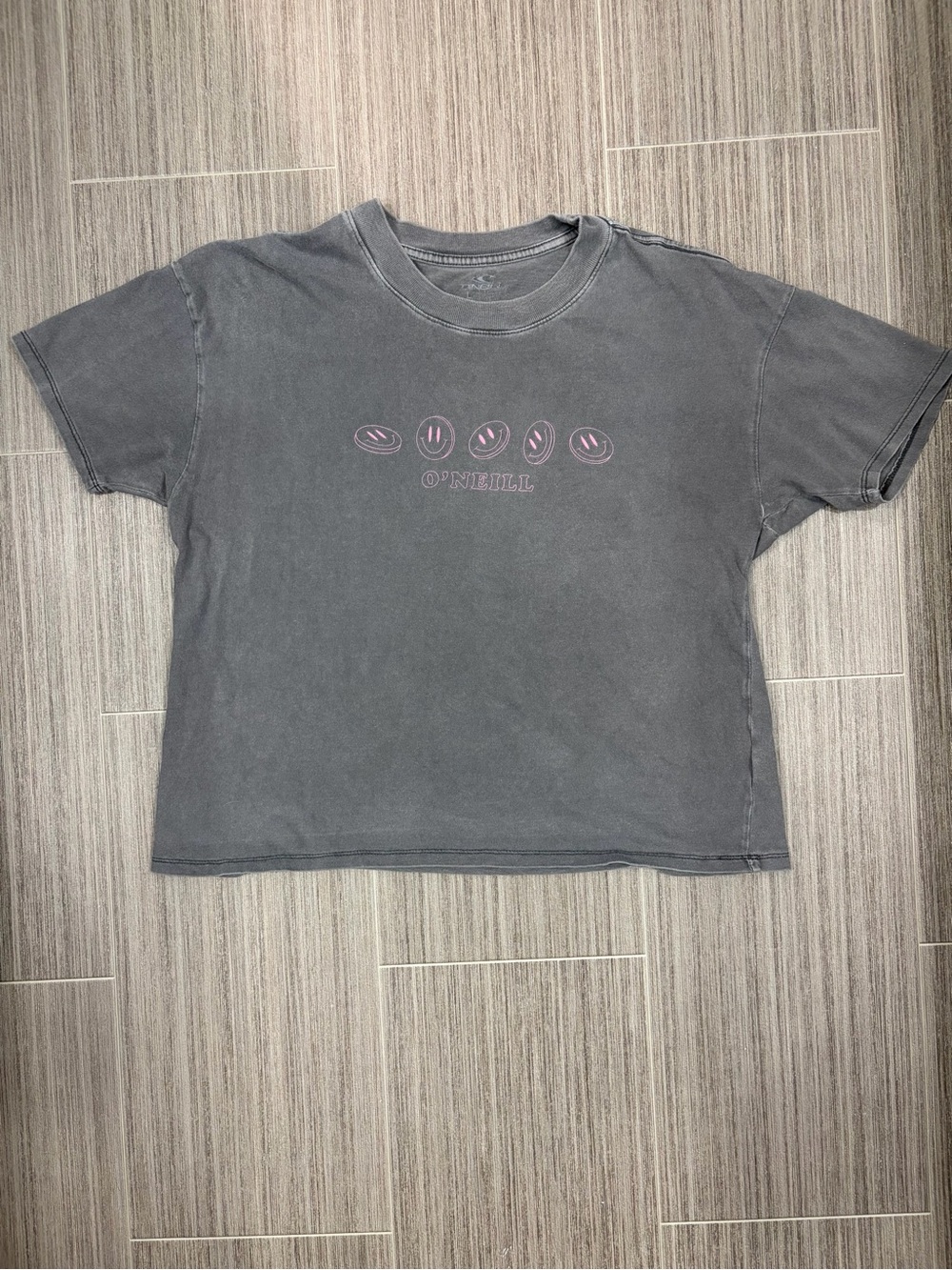 O’Neill gray flower T shirt